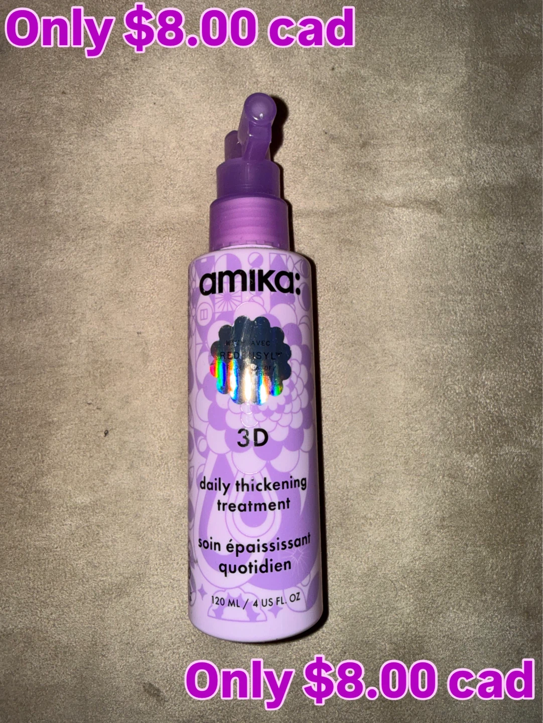Amika 3D Daily Thickening Treatment 120ml