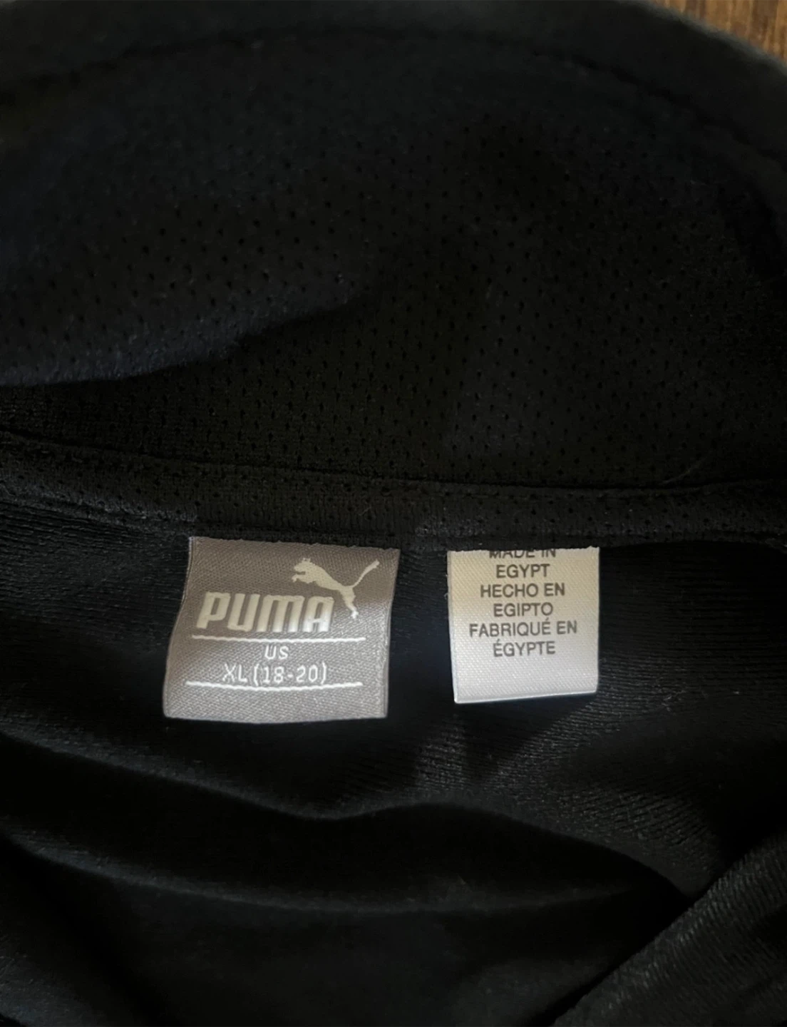 BRAND NEW Black Puma Fleece Track Jacket - XL (Youth/Older Boys) - photo 4