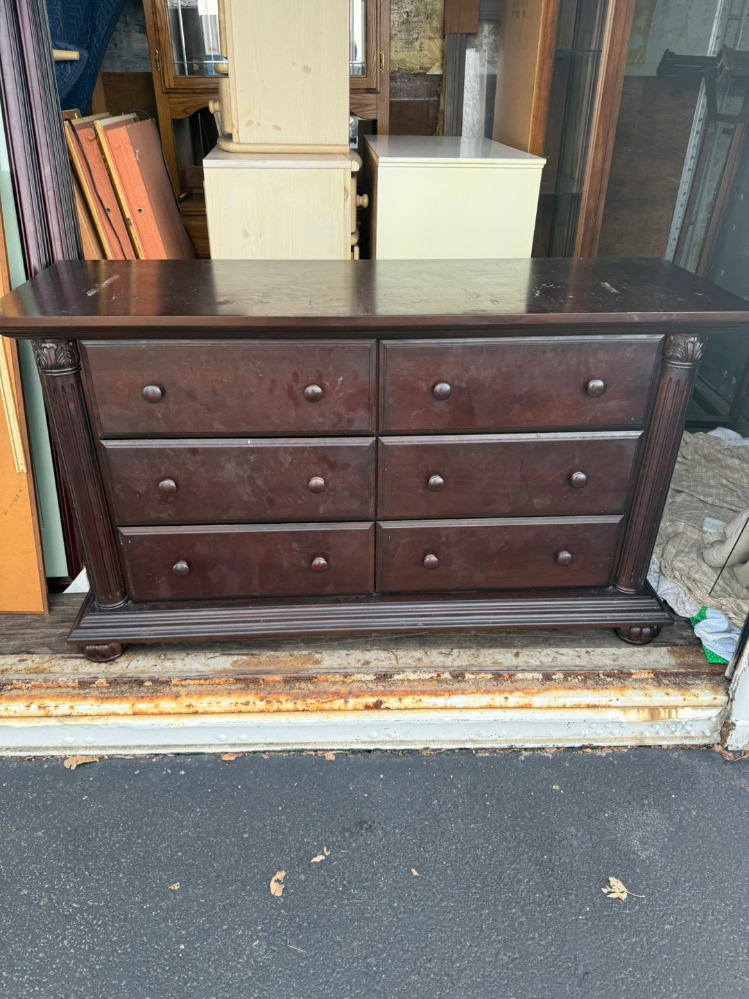 Dark Wood Dresser
