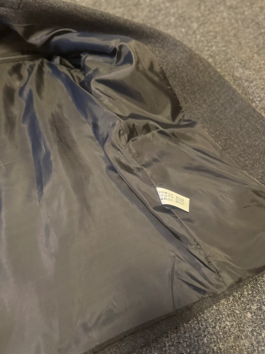 Zara Grey Wool Blend Coat - Size M - photo 4