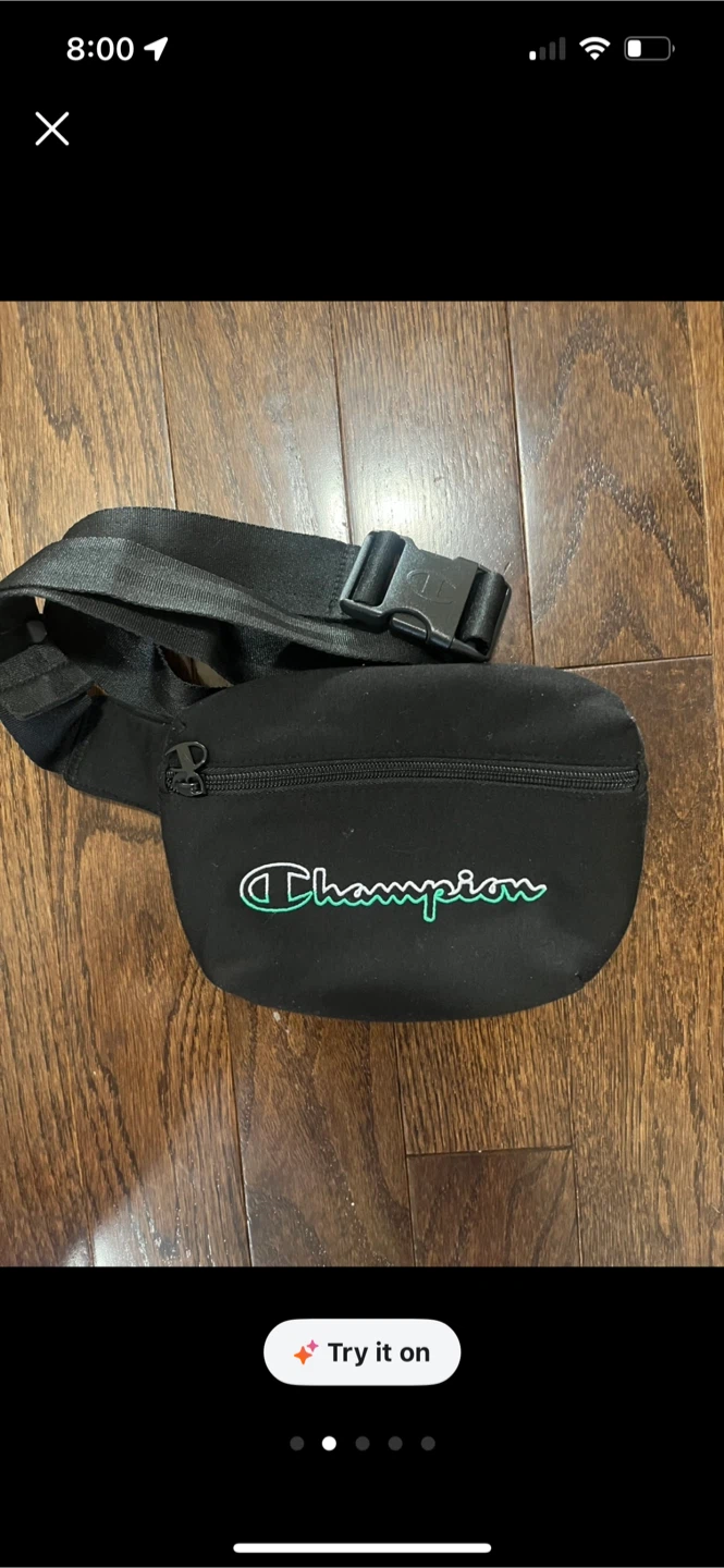 Champion Black Adjustable Side/Fanny Bag - photo 2