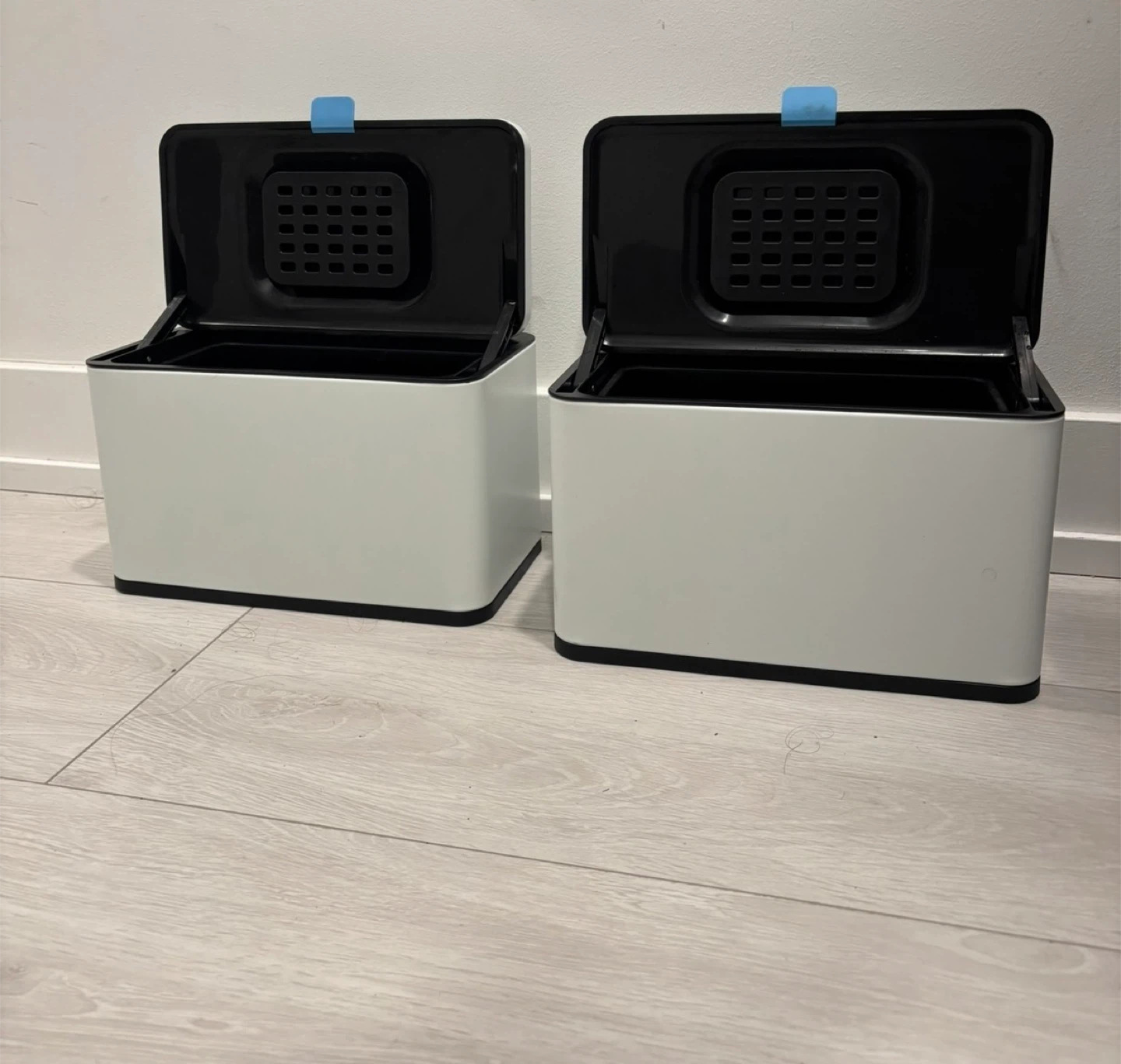 Modern White Stainless Steel Trash Can $50 Each - photo 2