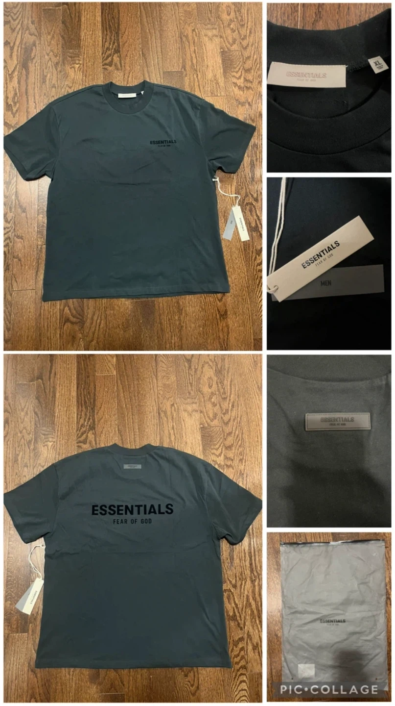 BRAND NEW Black Essentials Fear of God Shirt - XL