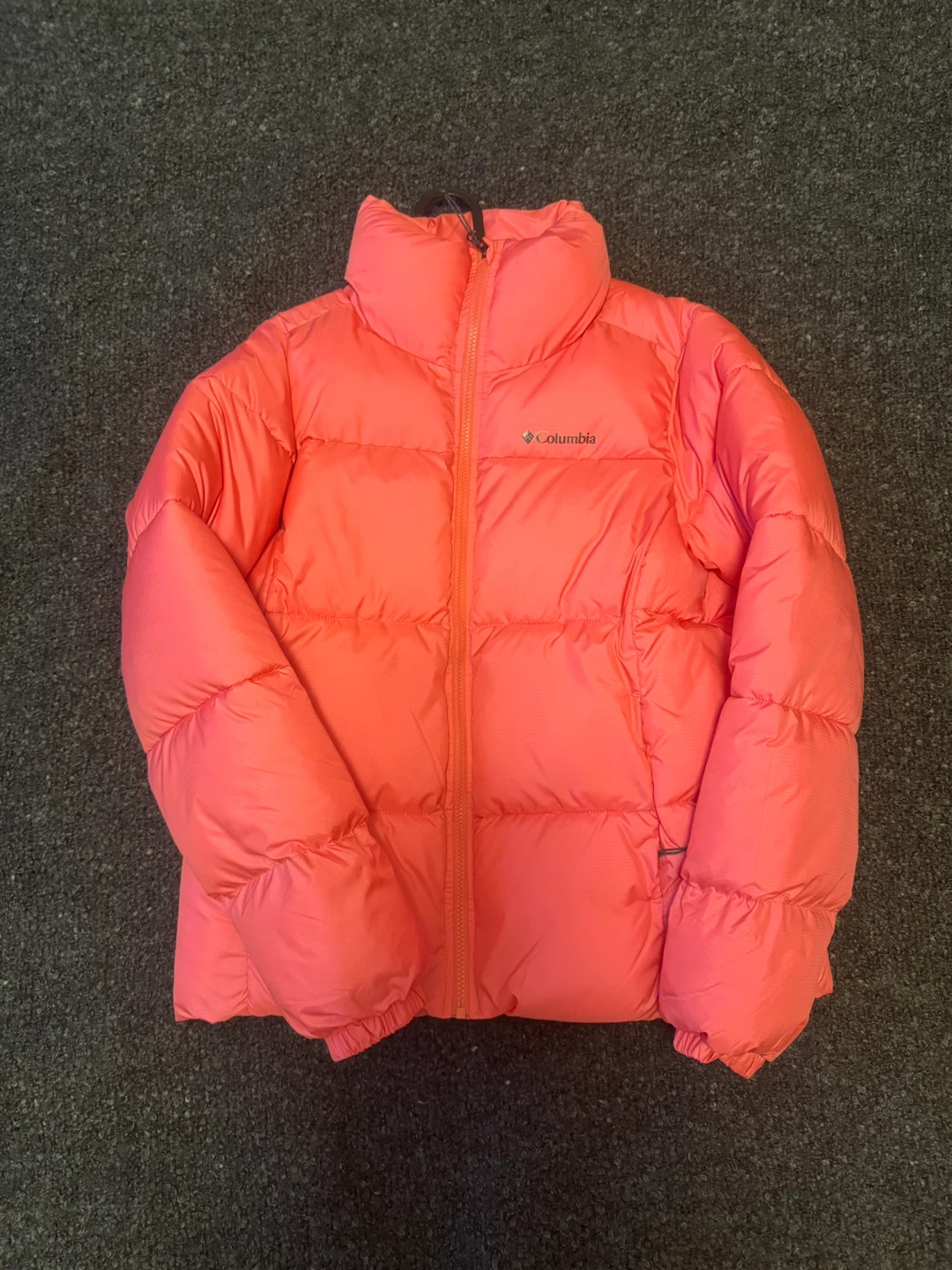 Columbia Puffer Jacket, Size S, Coral
