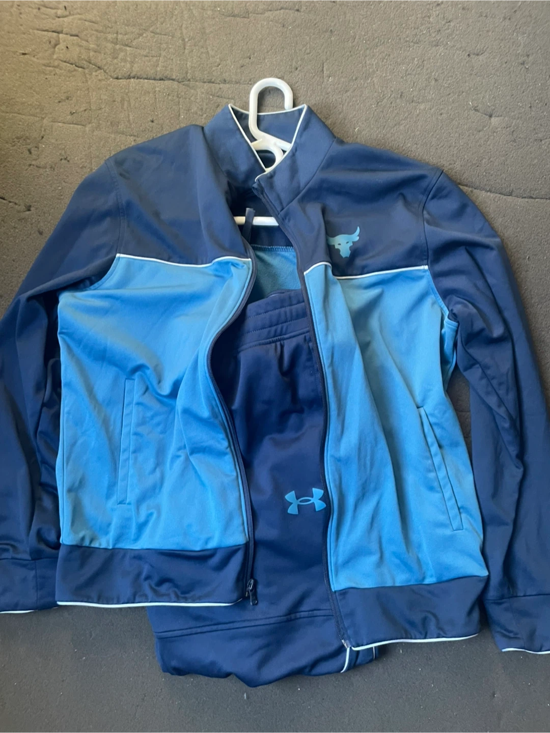 Under Armour Project Rock Tracksuit - Blue - photo 3