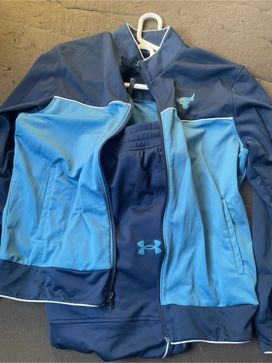 Under Armour Project Rock Tracksuit - Blue