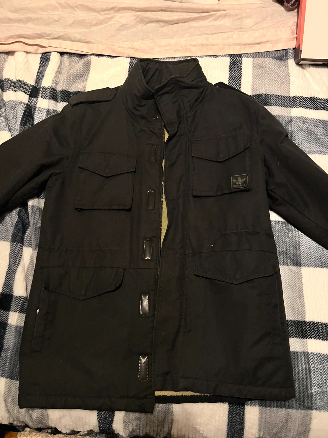 Adidas Black Jacket, Size M