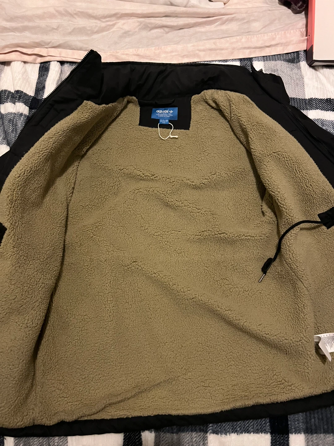 Adidas Black Jacket, Size M - photo 4