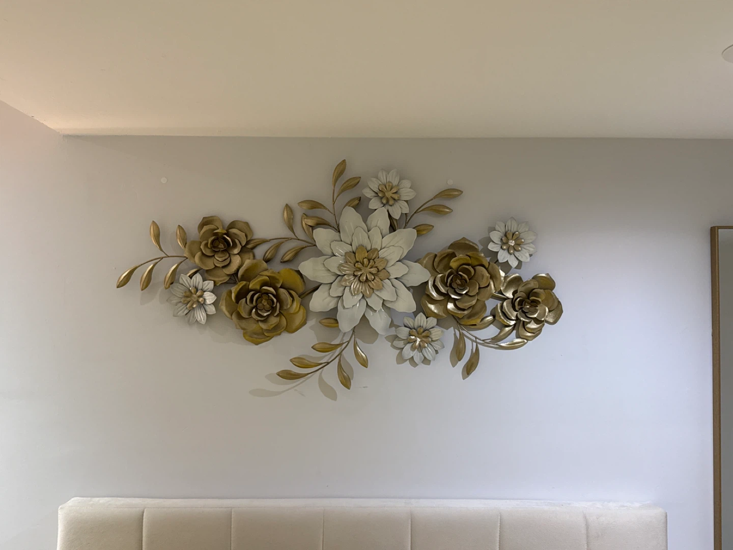 Floral Metal Wall Decor
