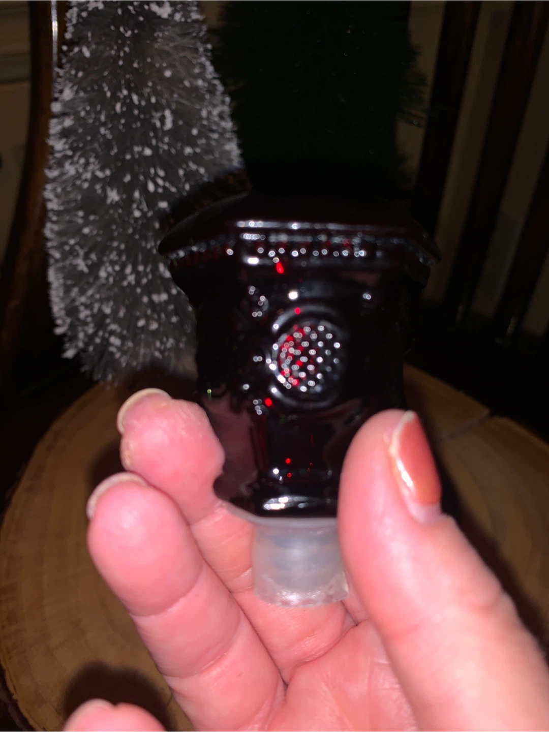 Vintage Avon Red Glass Candlestick Holder - photo 4