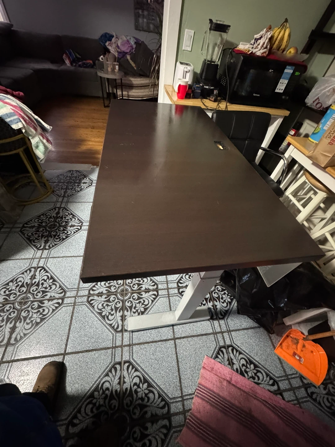 Adjustable Standing Desk - Brown, 48x26 inches - photo 3