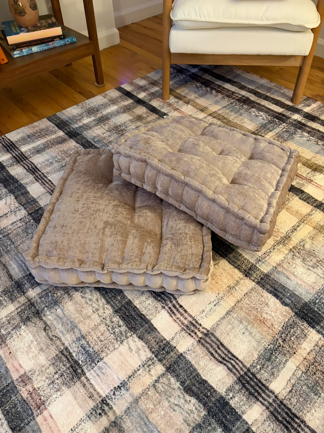 Floor Pillow Cushions - Set of 2