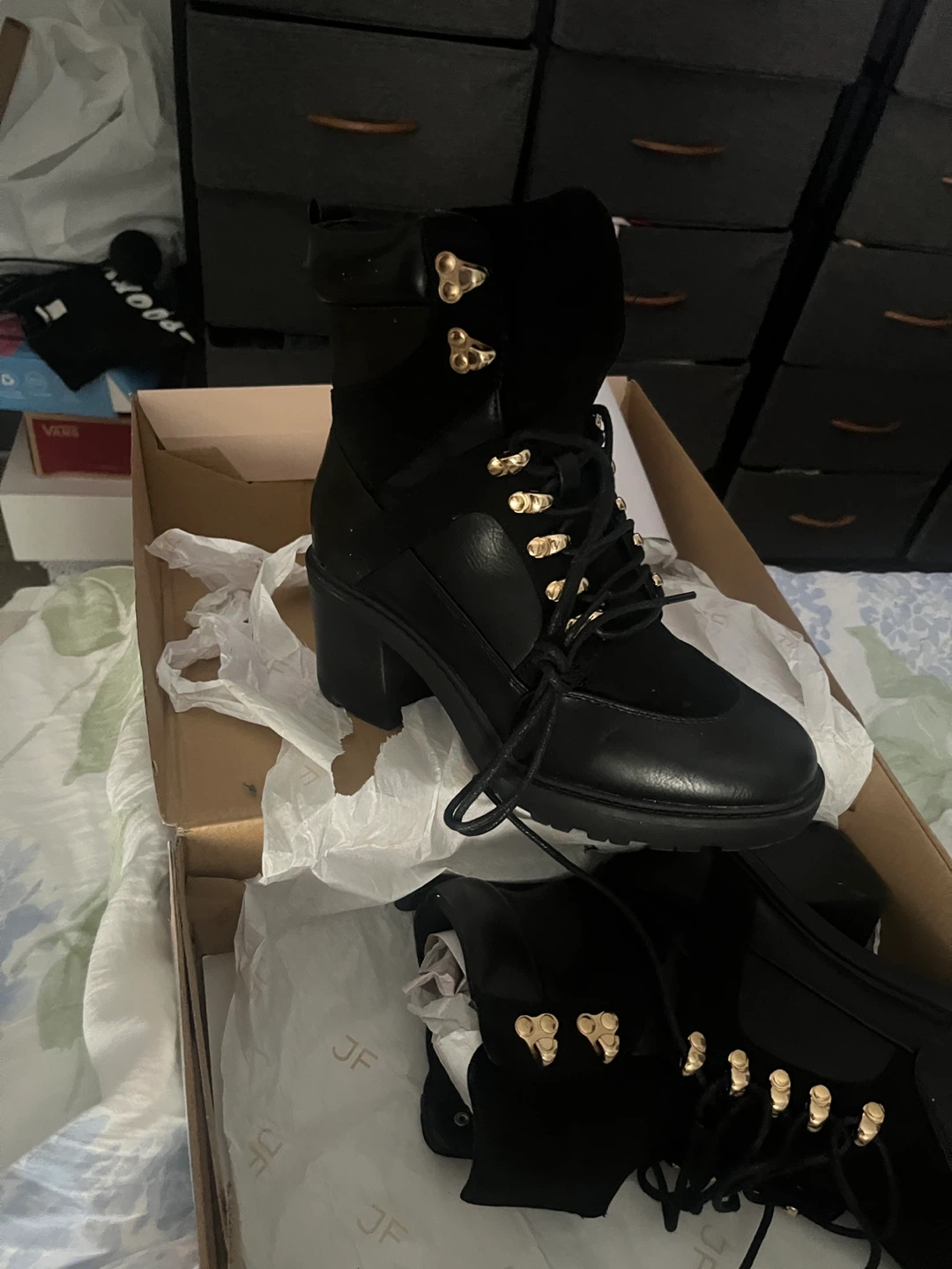 Black Heeled Boots - photo 4