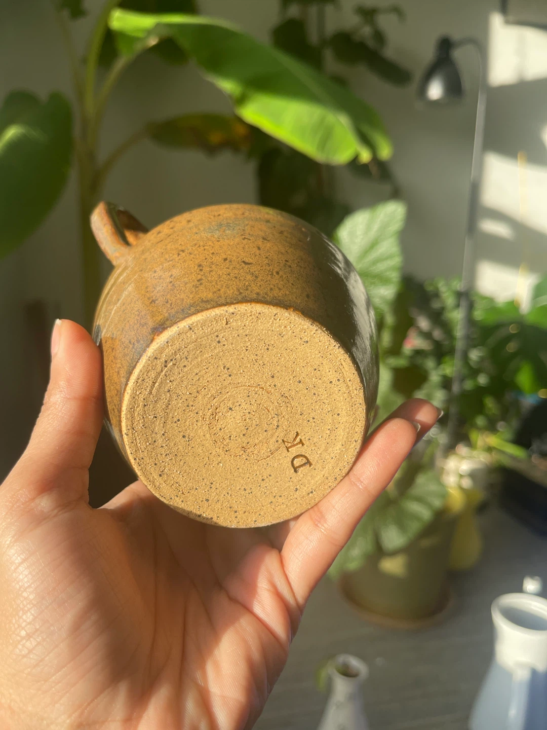 Vintage Ceramic Vase with Persian-style Handles - photo 3