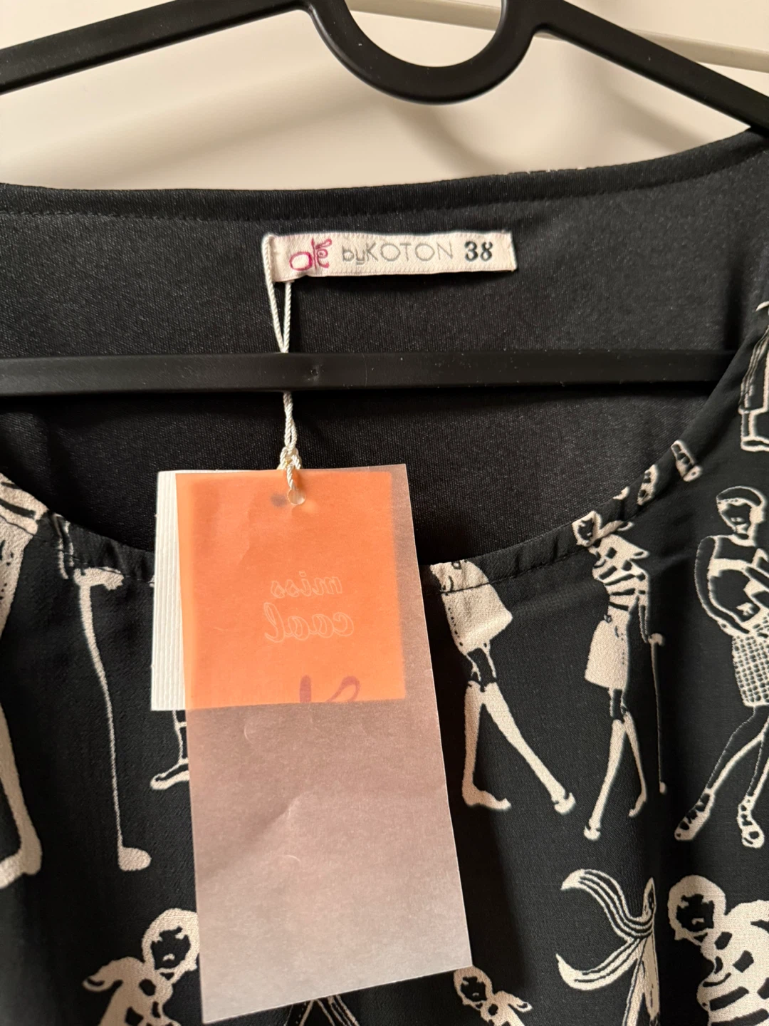ALE by KOTON Black Design Dress - Size 38 - photo 3