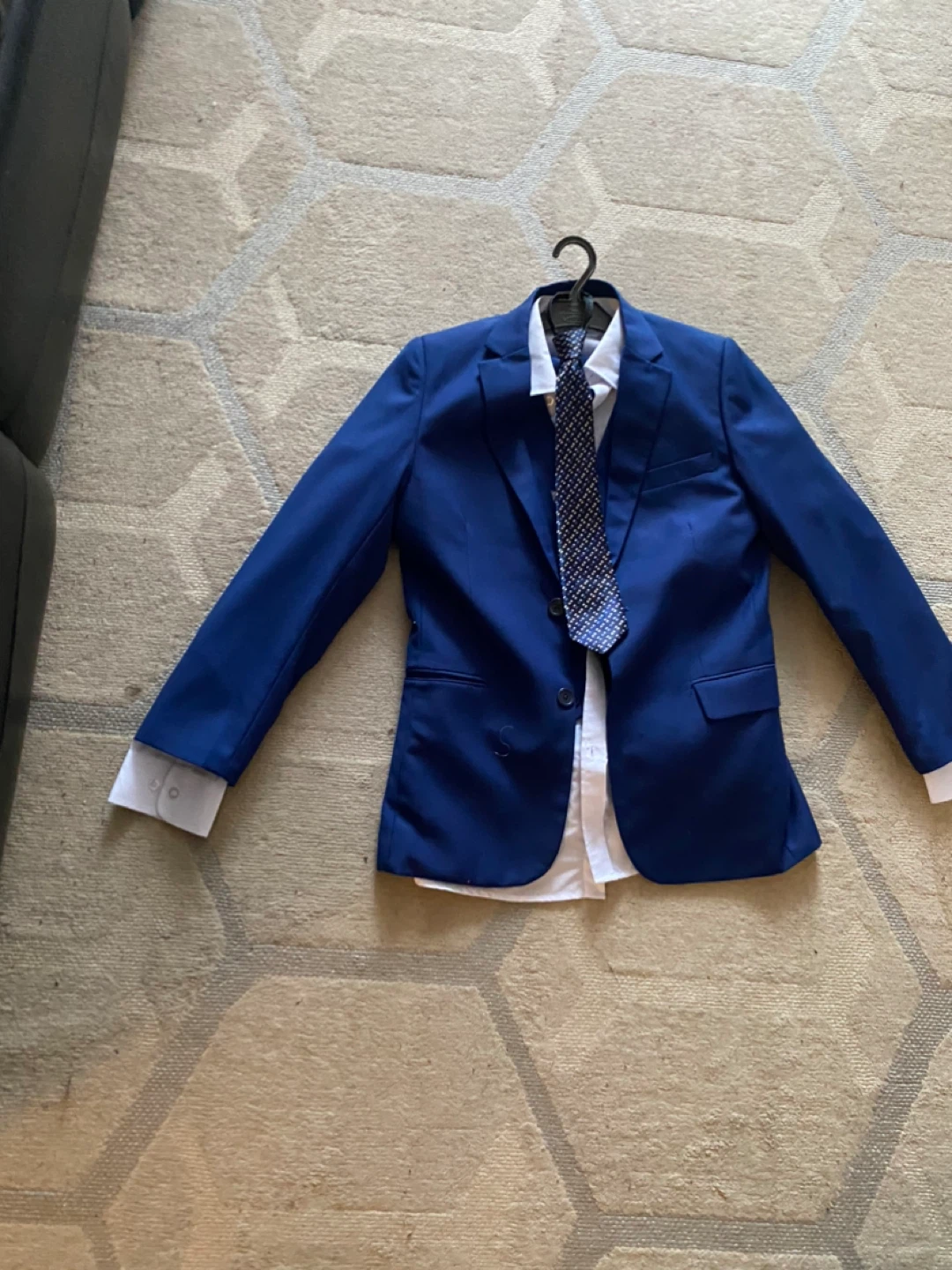 Blue Suit Set - Includes Jacket, Vest, Pants, Shirt & Tie