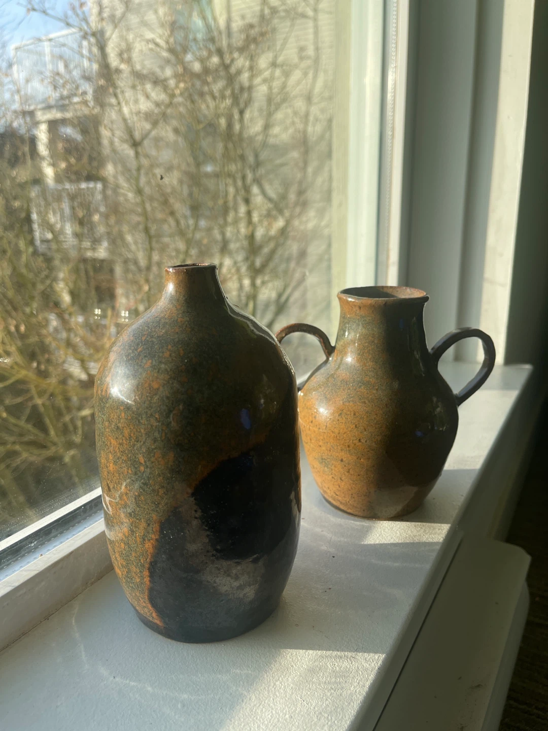 Handmade Unique Ceramic Vases - Set of 2