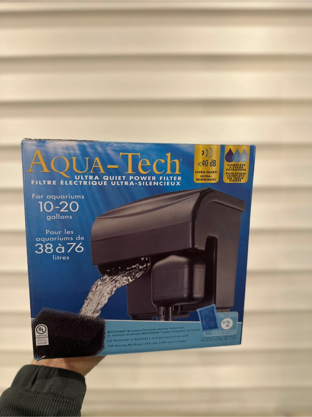 Aqua-Tech Ultra Quiet Power Filter (10-20 Gallons)