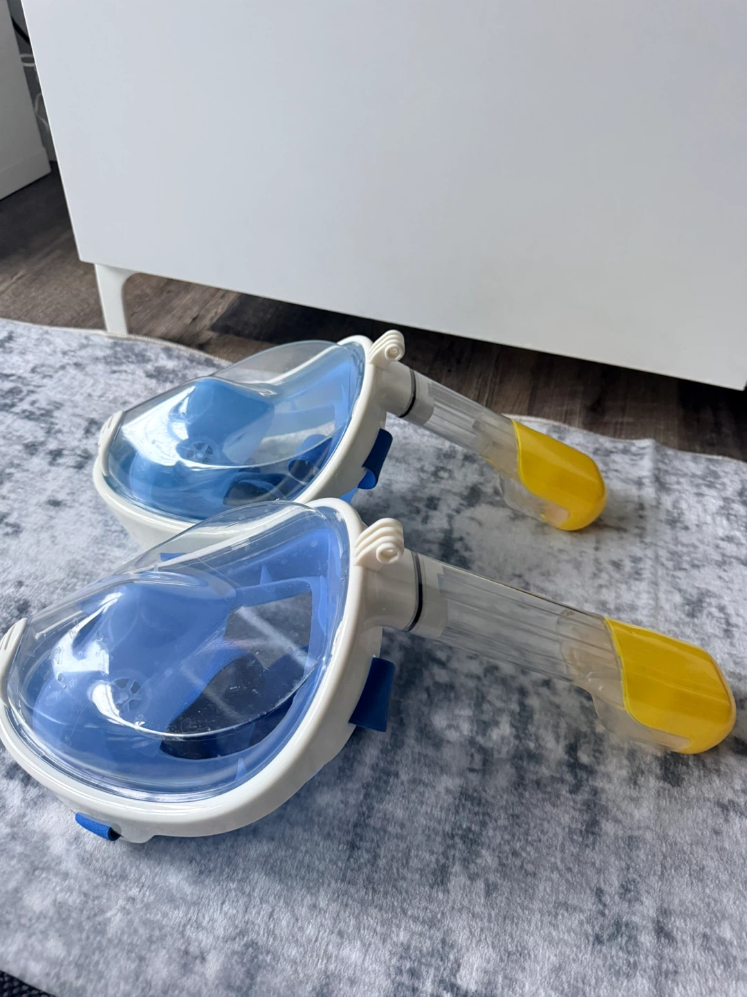 2 Full Face Snorkel Mask - Blue, Size SM - photo 5