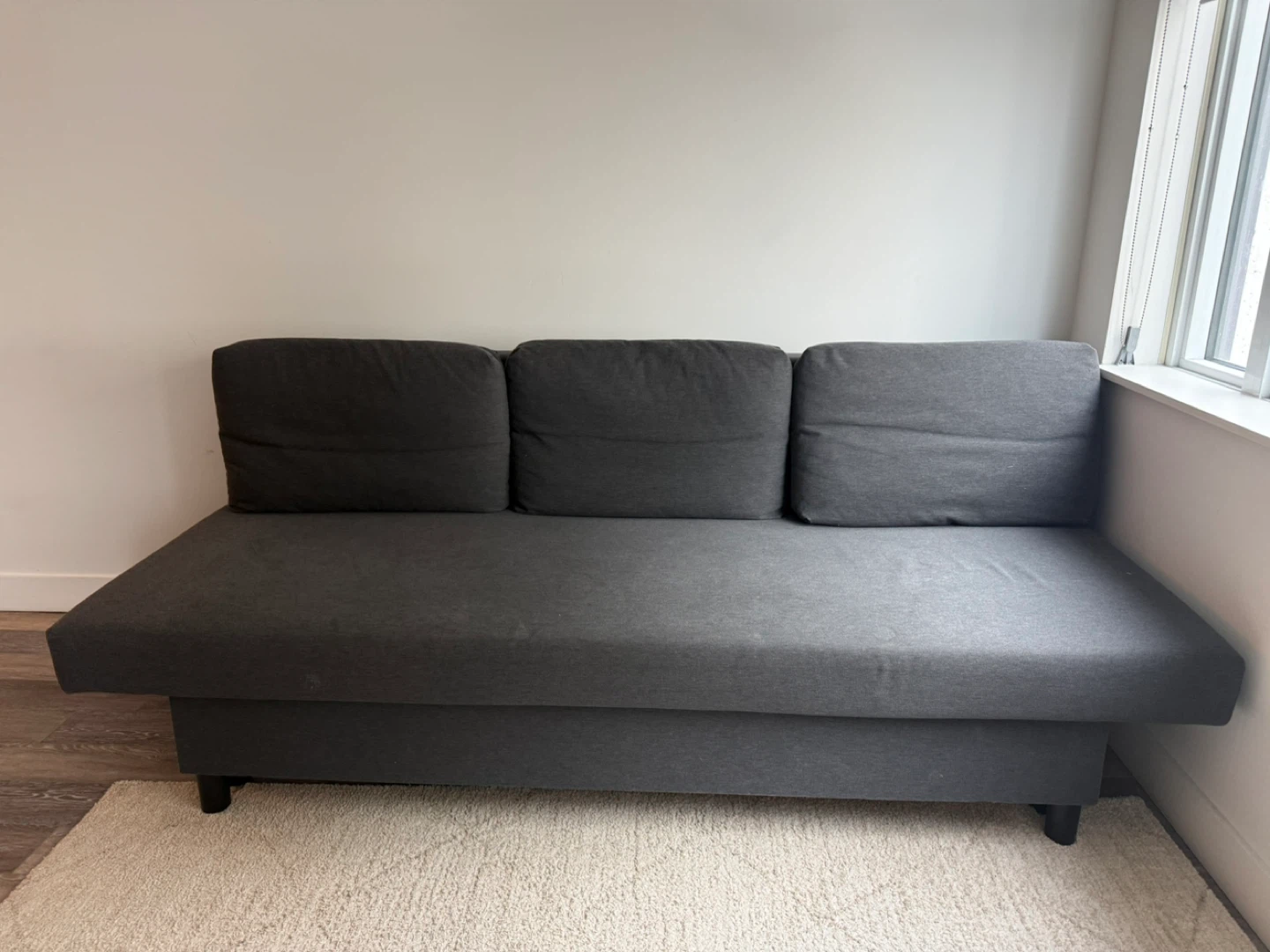Modern IKEA ÄLVDALEN sofabed with storage – great condition