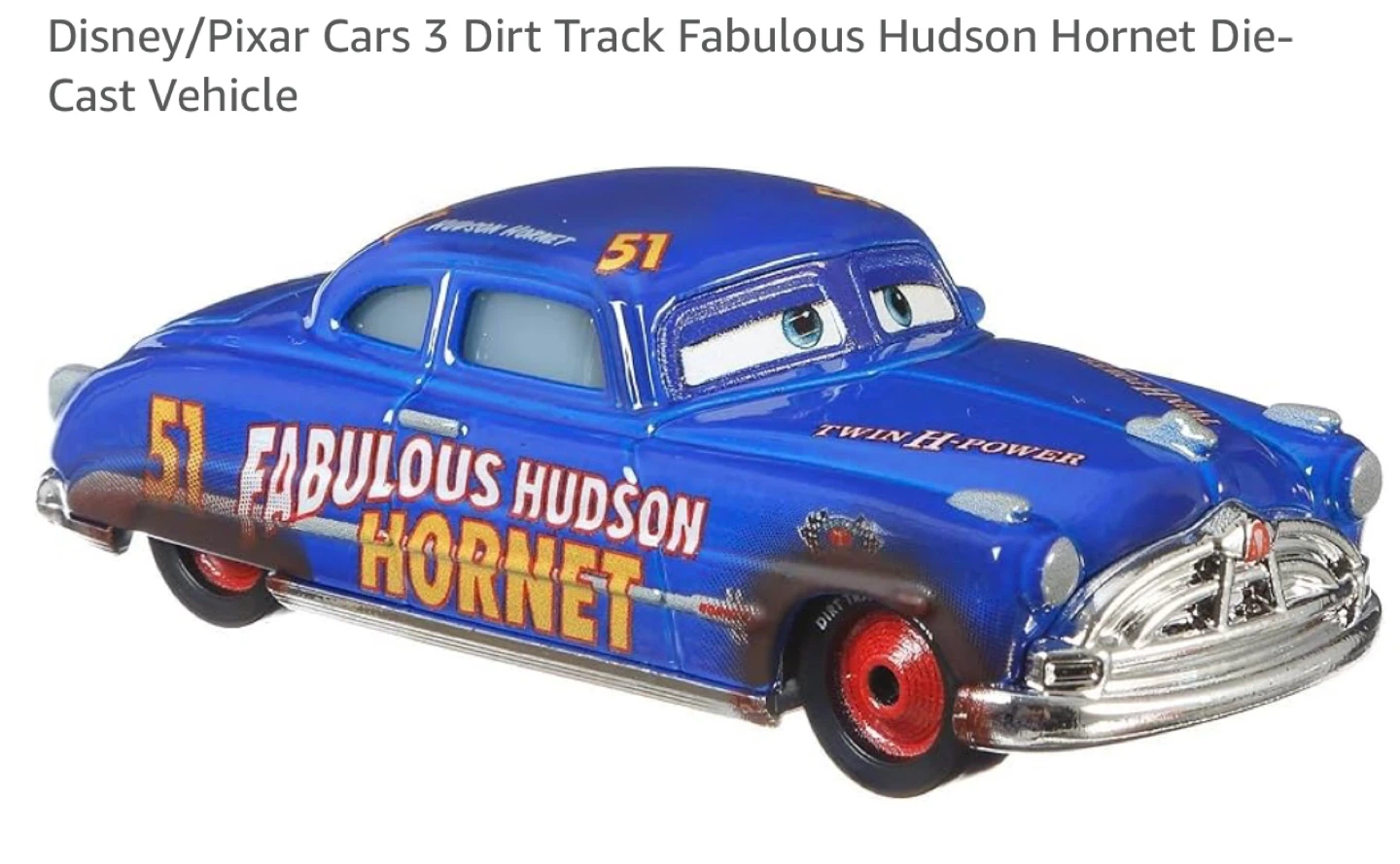 Disney Pixar Cars Fabulous Hudson Hornet Die-Cast Vehicle - photo 3