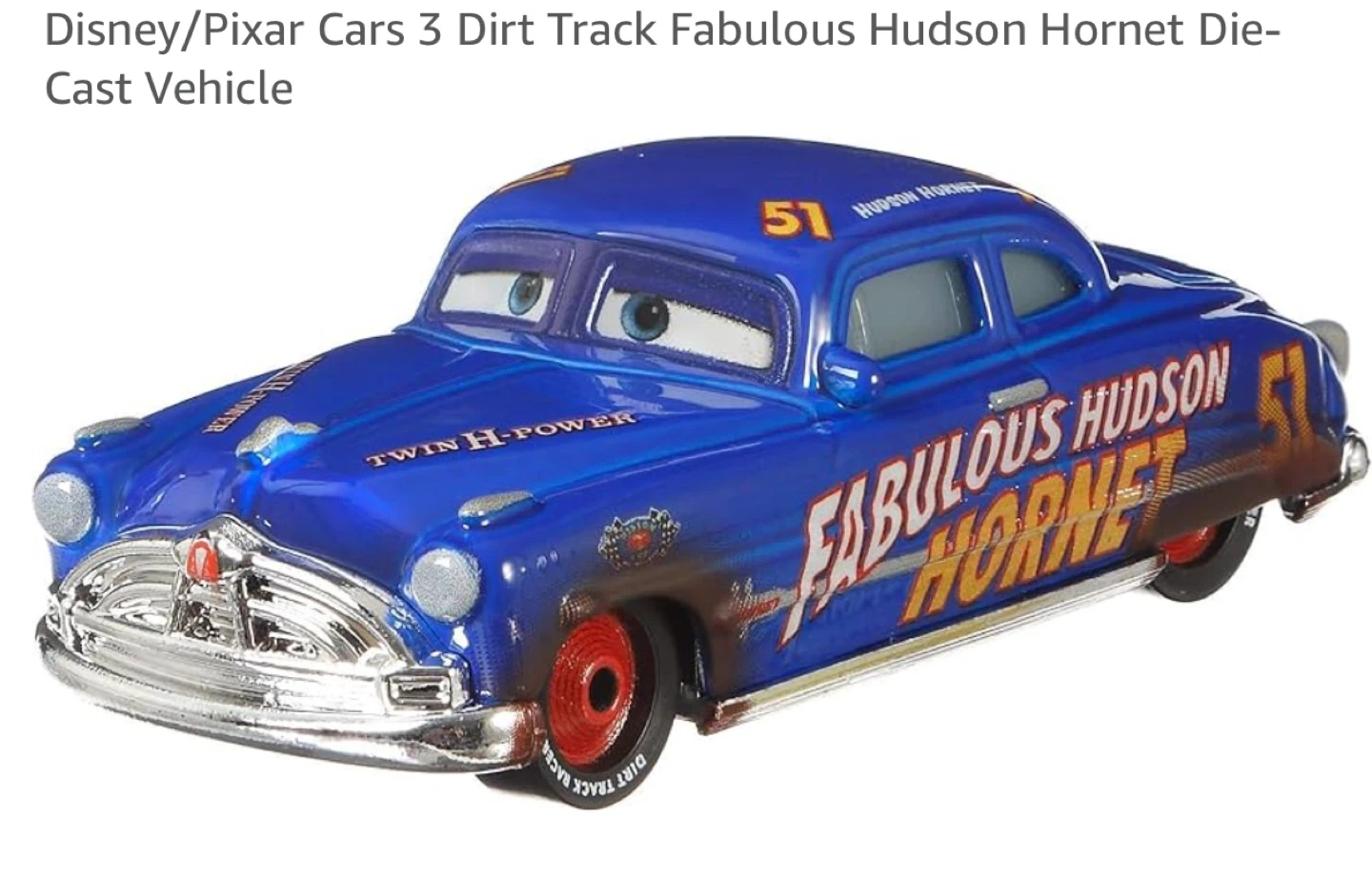 Disney Pixar Cars Fabulous Hudson Hornet Die-Cast Vehicle - photo 4