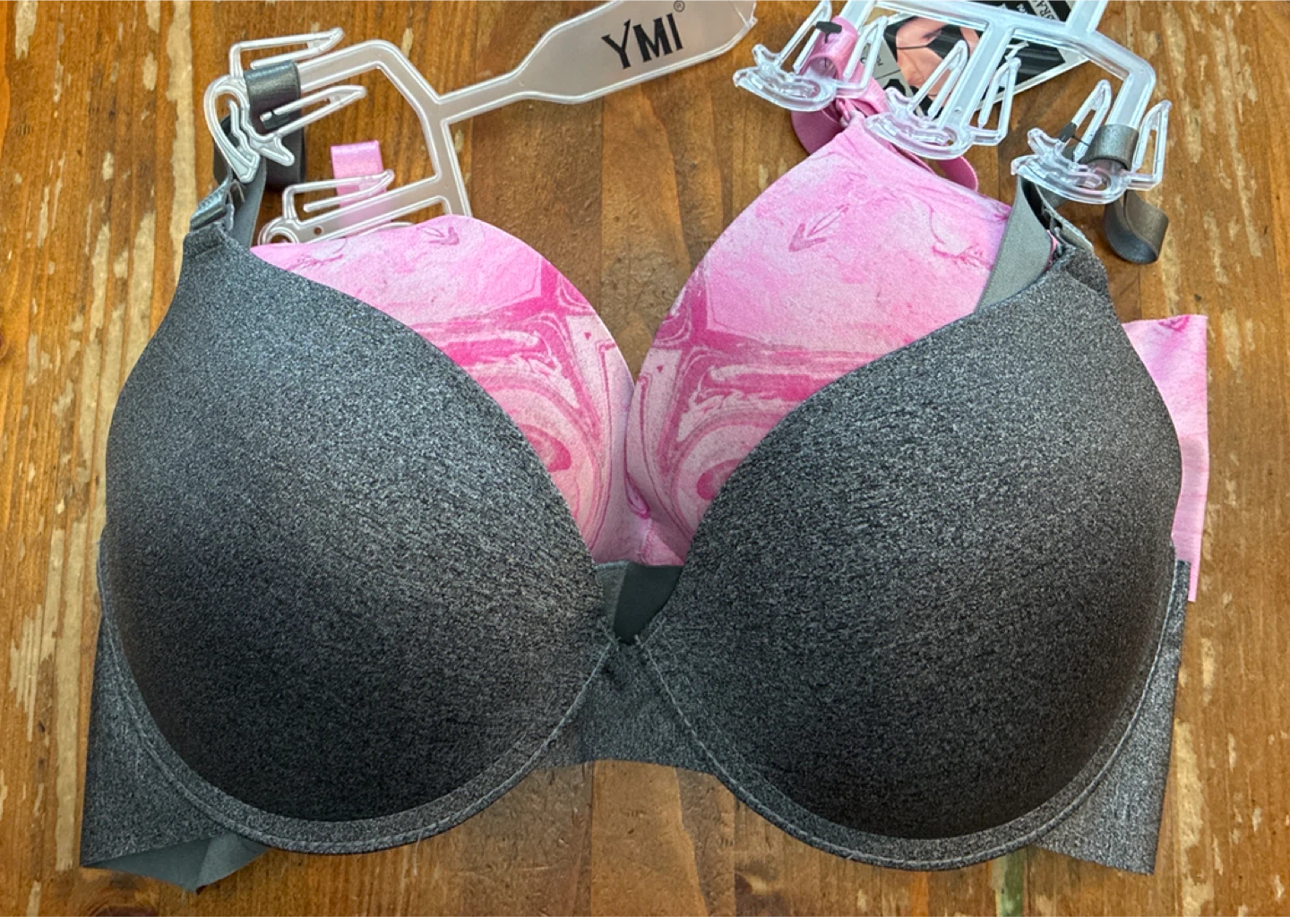 New YMI Intimates Push Up Bras - Size 42C