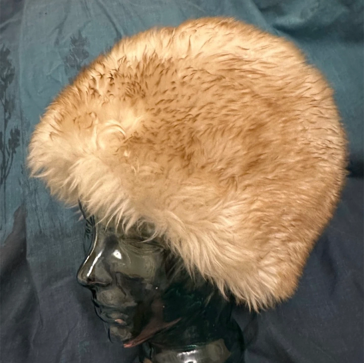 Vintage 70s/80s Shearling Sheepskin Hat - Russian Cossack Style - photo 2