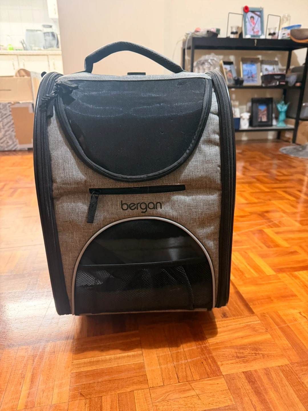 Bergan Wheeled Pet Carrier - Grey