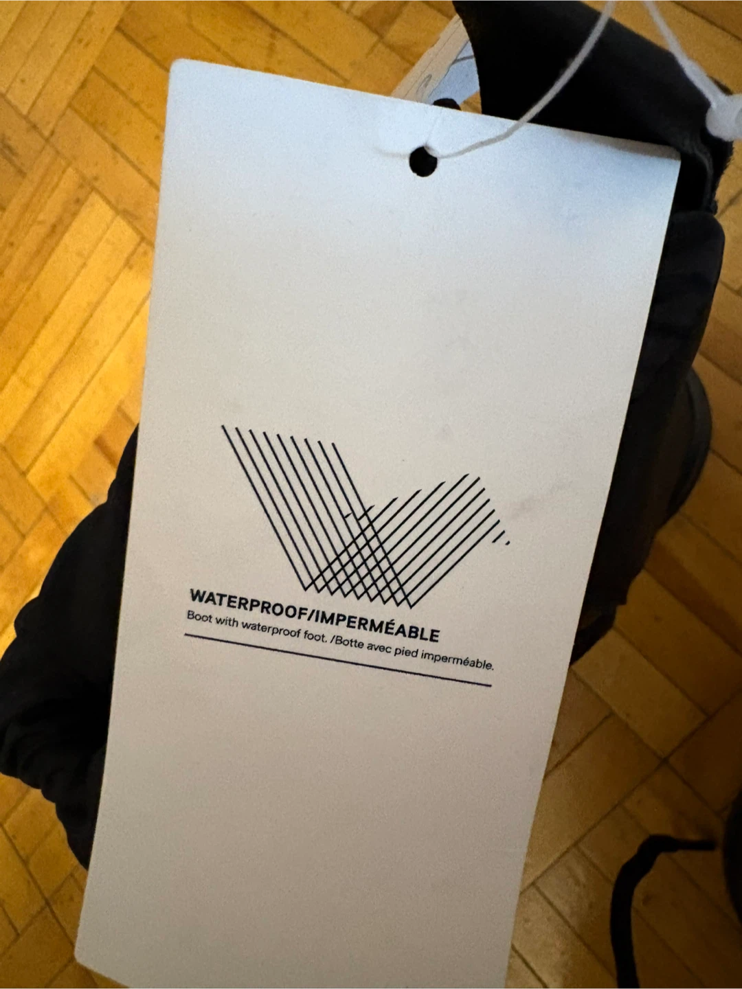 H&M Waterproof Black Boots - US Size 3 - photo 4