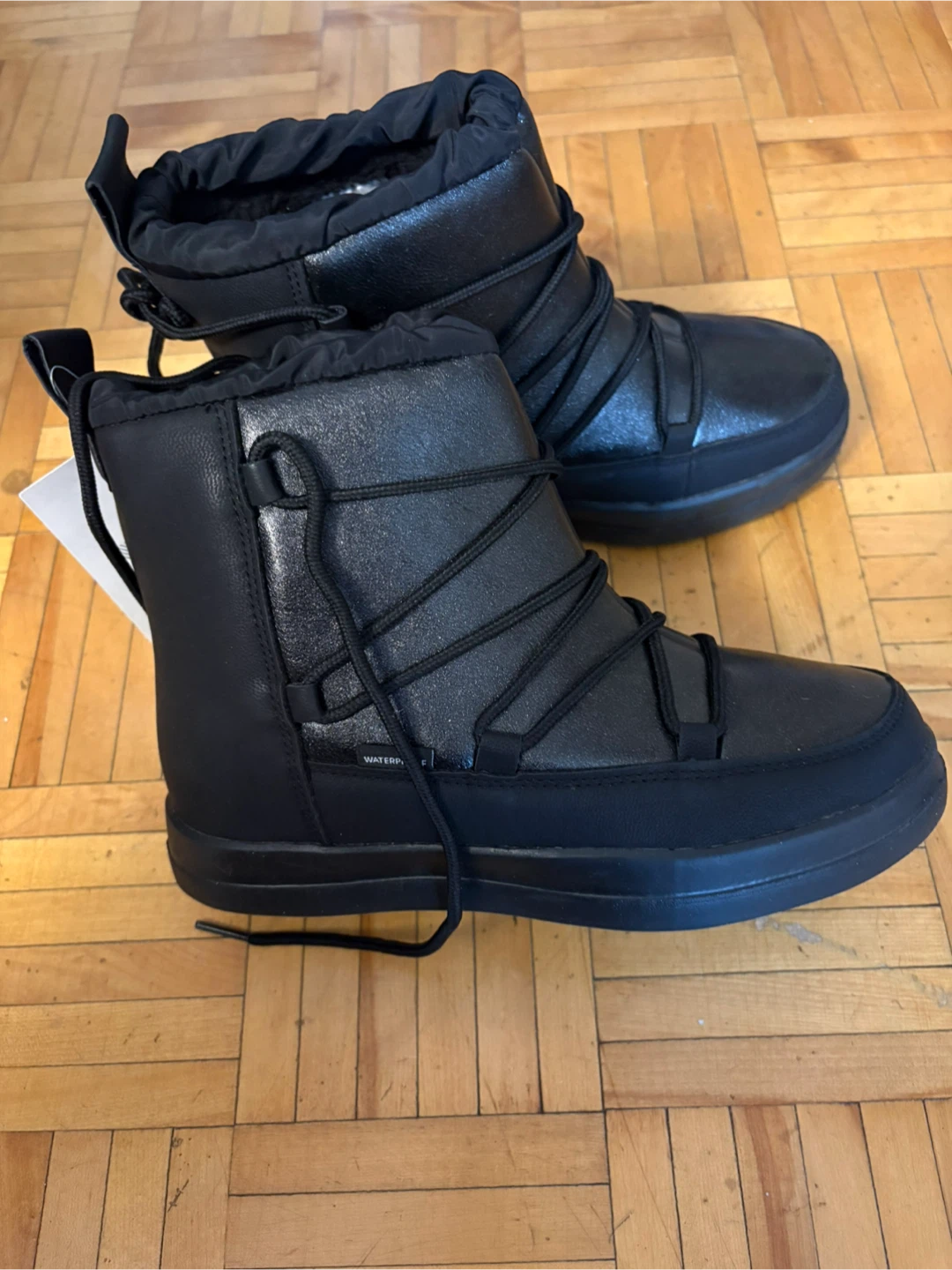 H&M Waterproof Black Boots - US Size 3