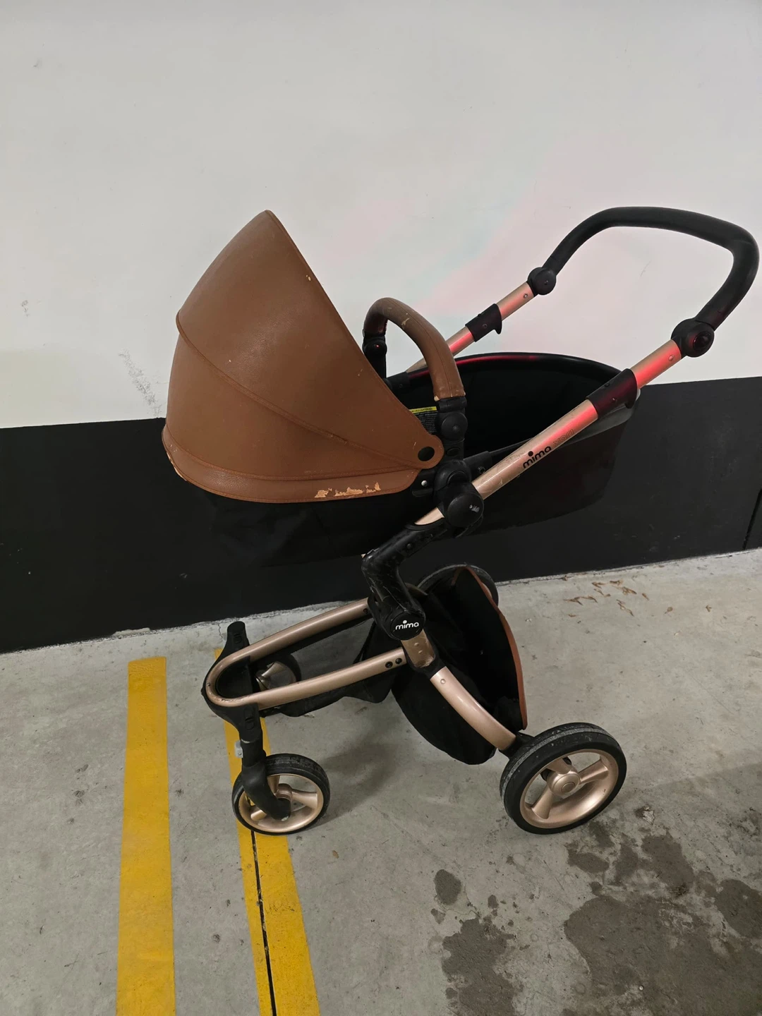 Mima Xari Stroller - Brown & Black