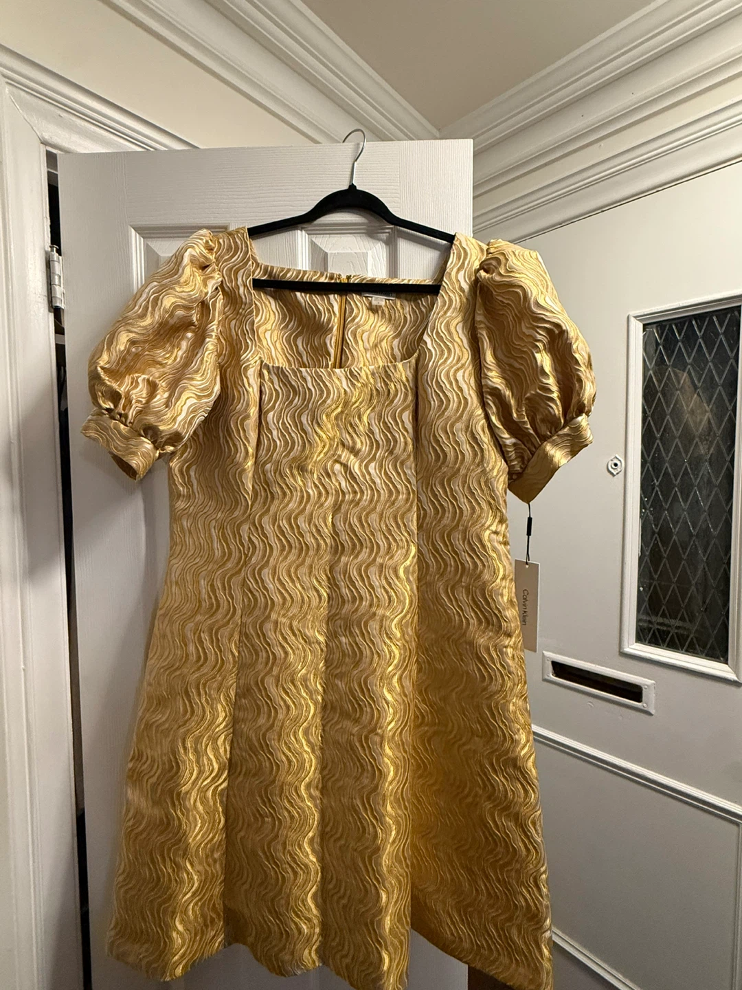 Calvin Klein Gold Dress - Size 16 - photo 4
