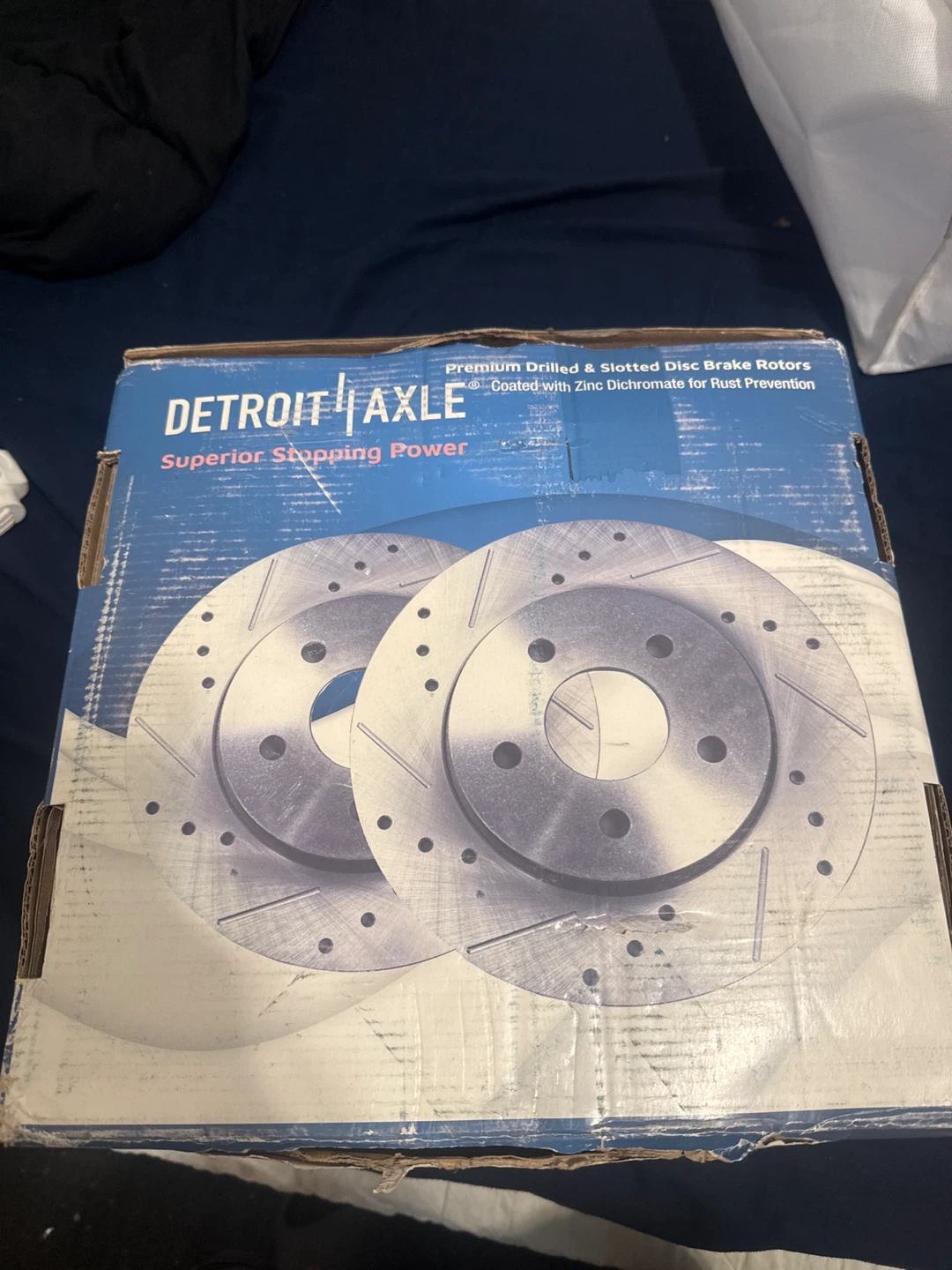 Detroit Axle Drilled & Slotted Disc Brake Rotors