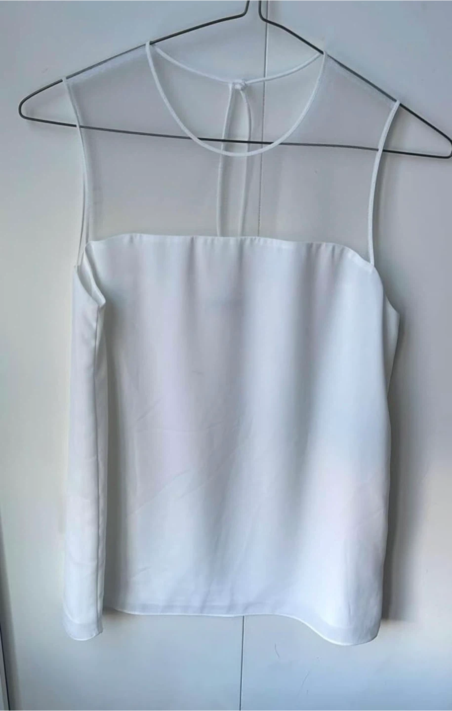 Aritzia Babaton Tank Top, White, Size xs