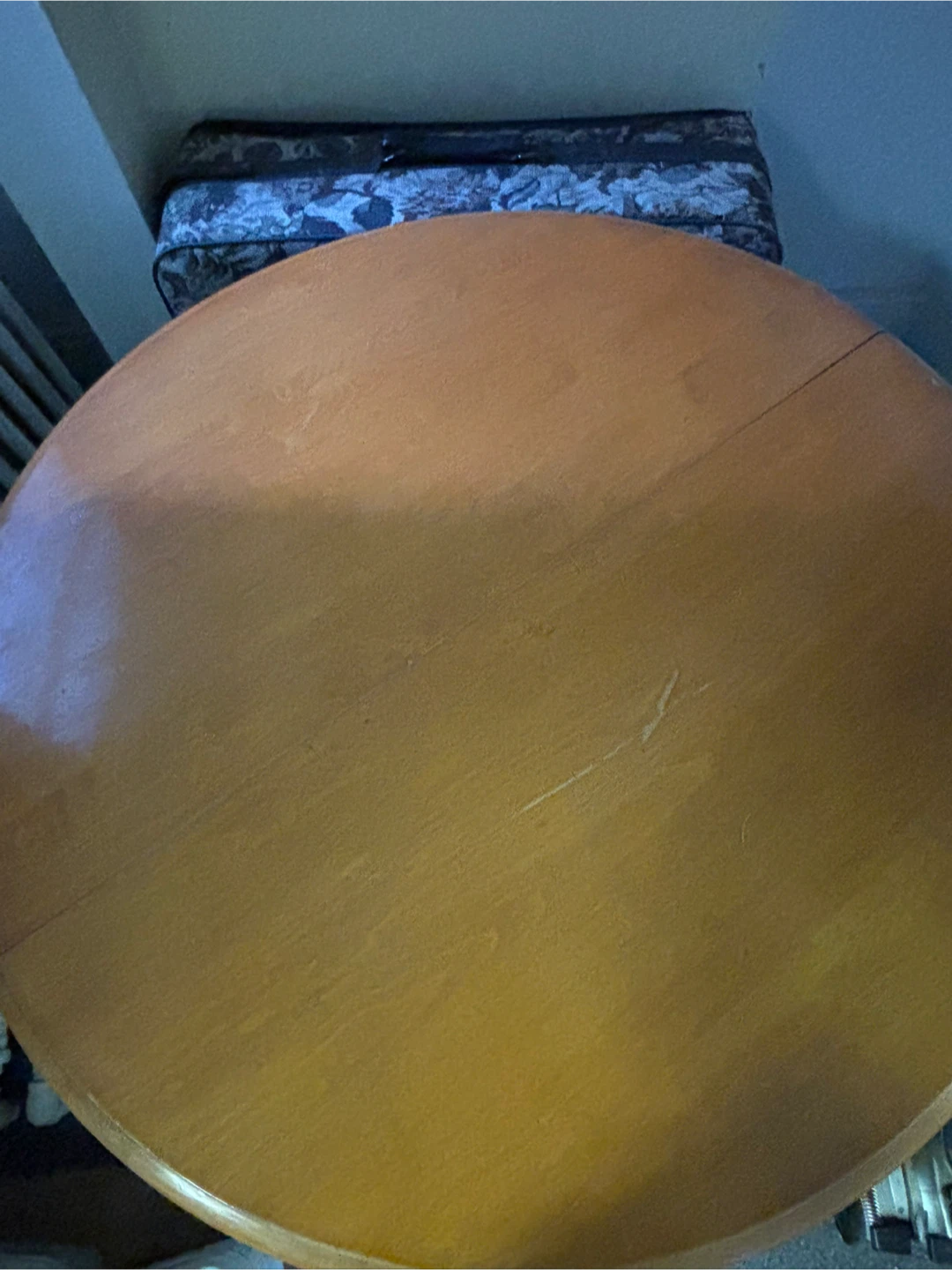42” vintage round oak or maple table - great for diy - photo 5