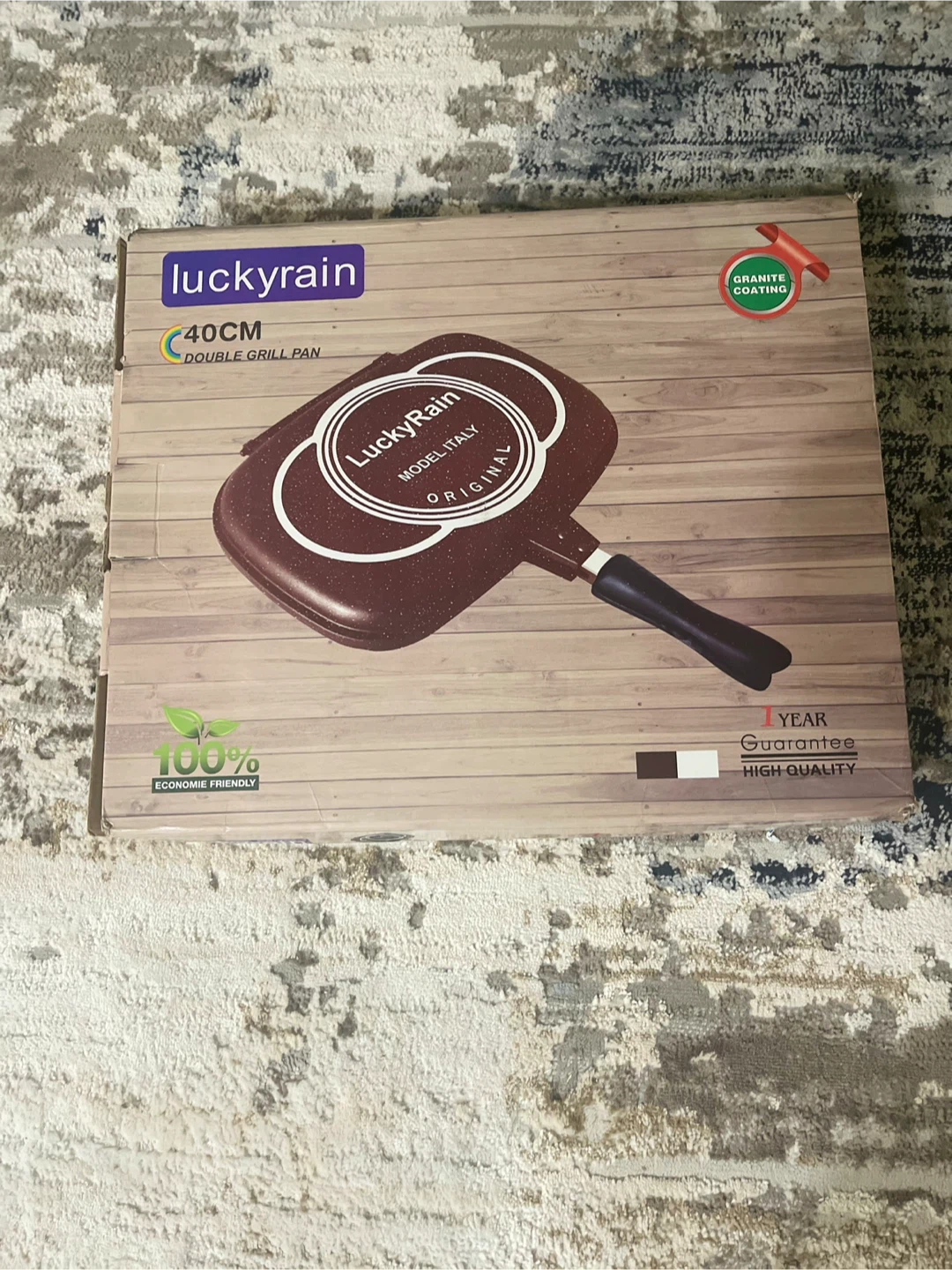 LuckyRain 40CM Double Grill Pan - New in Box! - photo 2