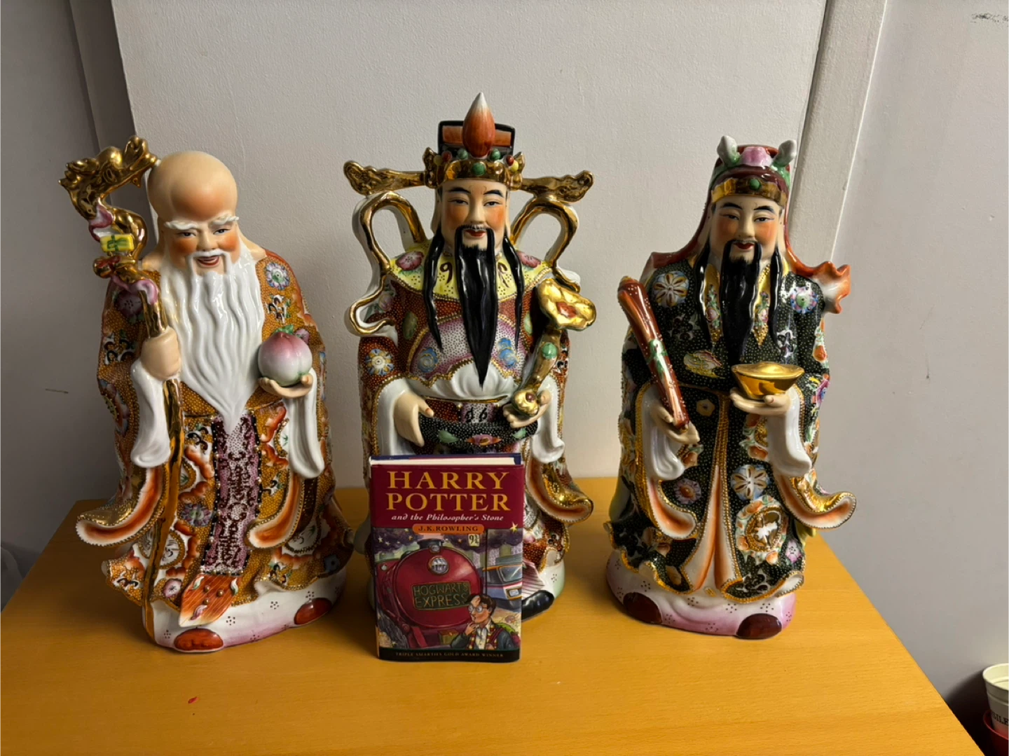 Three Chinese Porcelain Figurines (Three Stars) - photo 5