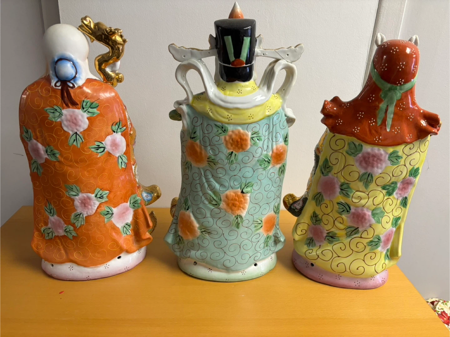 Three Chinese Porcelain Figurines (Three Stars) - photo 3
