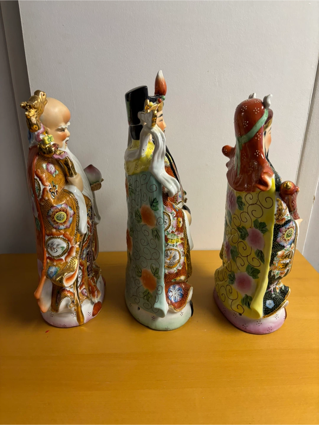 Three Chinese Porcelain Figurines (Three Stars) - photo 4