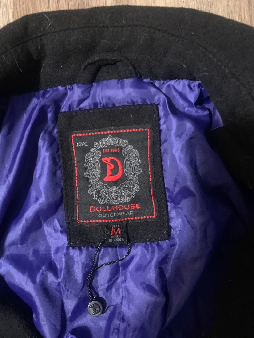 Dollhouse Black Outerwear - Size M - photo 2