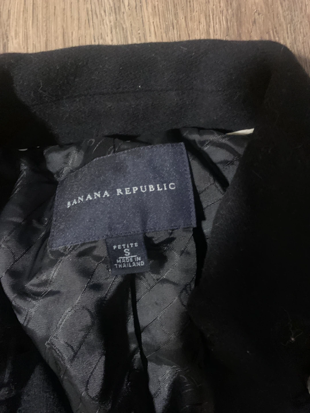 Banana Republic Black Petite S Trench Coat - photo 2