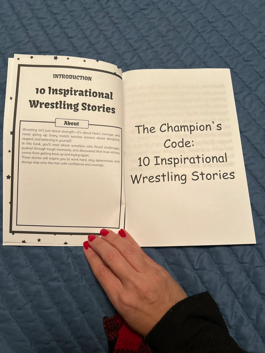 Inspirational Wrestling Stories for Kids Book - photo 2