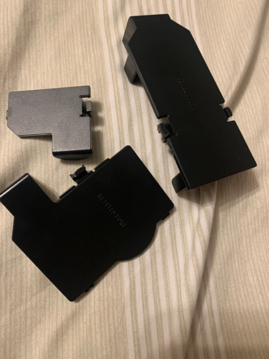 GameCube Black Plastic Parts