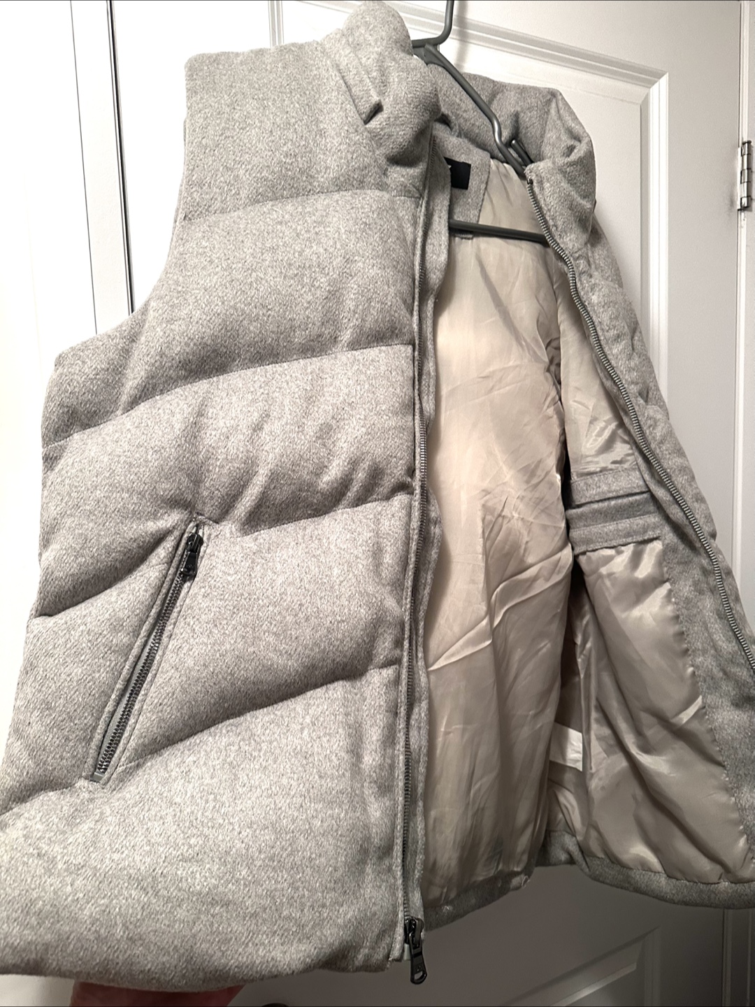 Gap Puffer Vest - Grey - photo 3