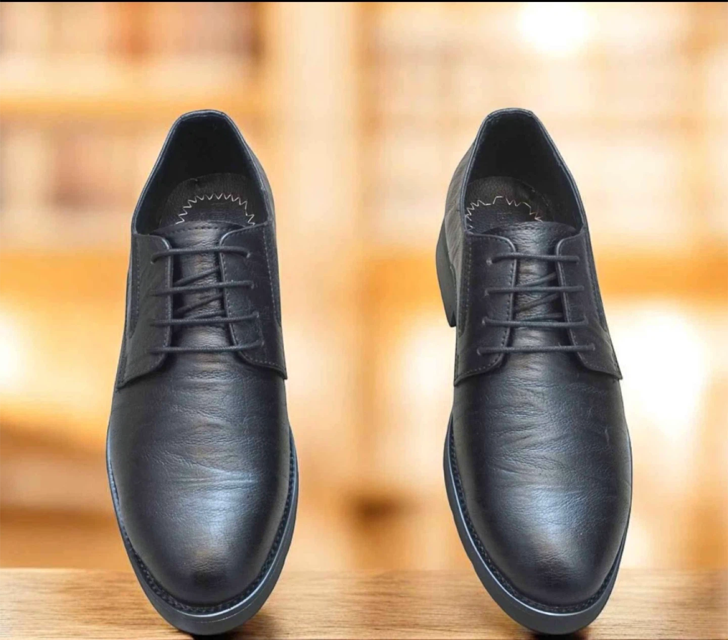 Black Leather Dress Shoes - photo 2