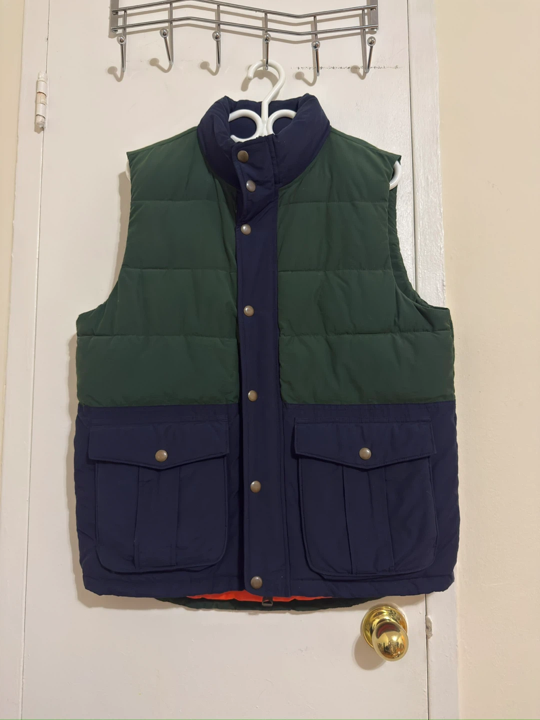 GAP Primaloft padded vest (men’s size M, navy/blue)