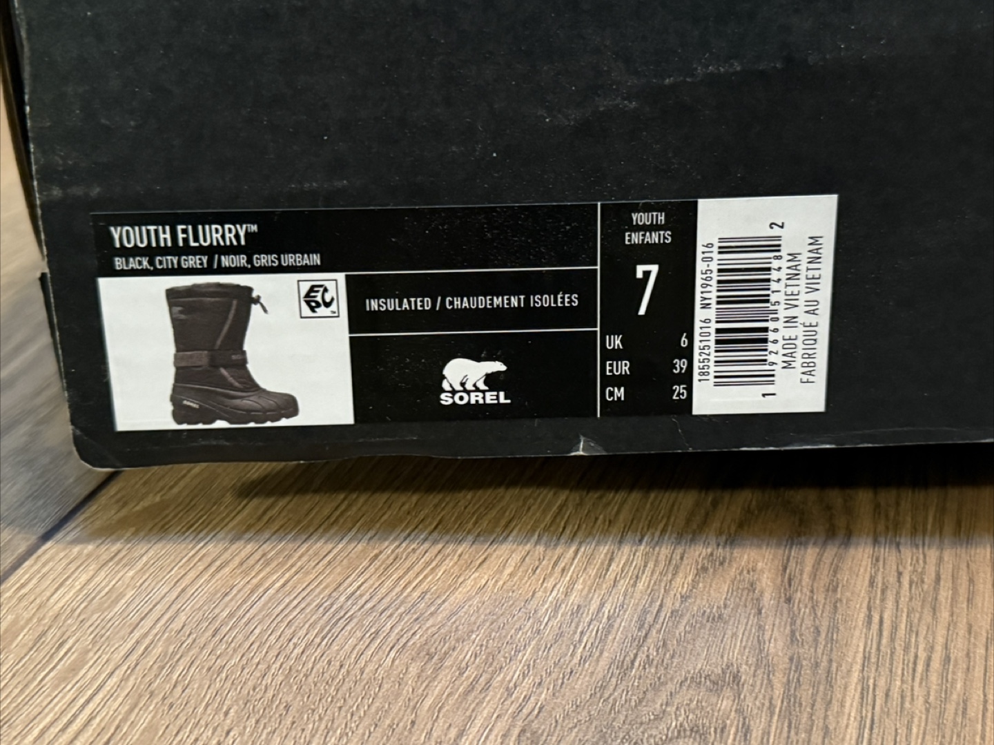 Sorel Youth Flurry Winter Boots - Size 7 - photo 2
