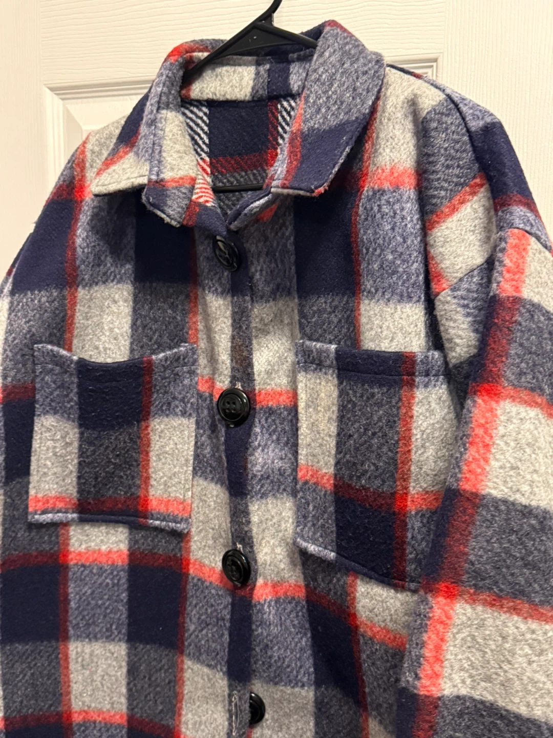 Flannel Shacket - Plaid Pattern - photo 2