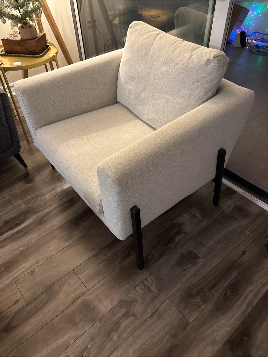 Beige Armchair - Cozy Accent Chair - photo 3